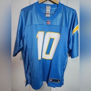 NFL Pro Line Justin Herbert Los Angeles Chargers Powder Blue Jersev L/G